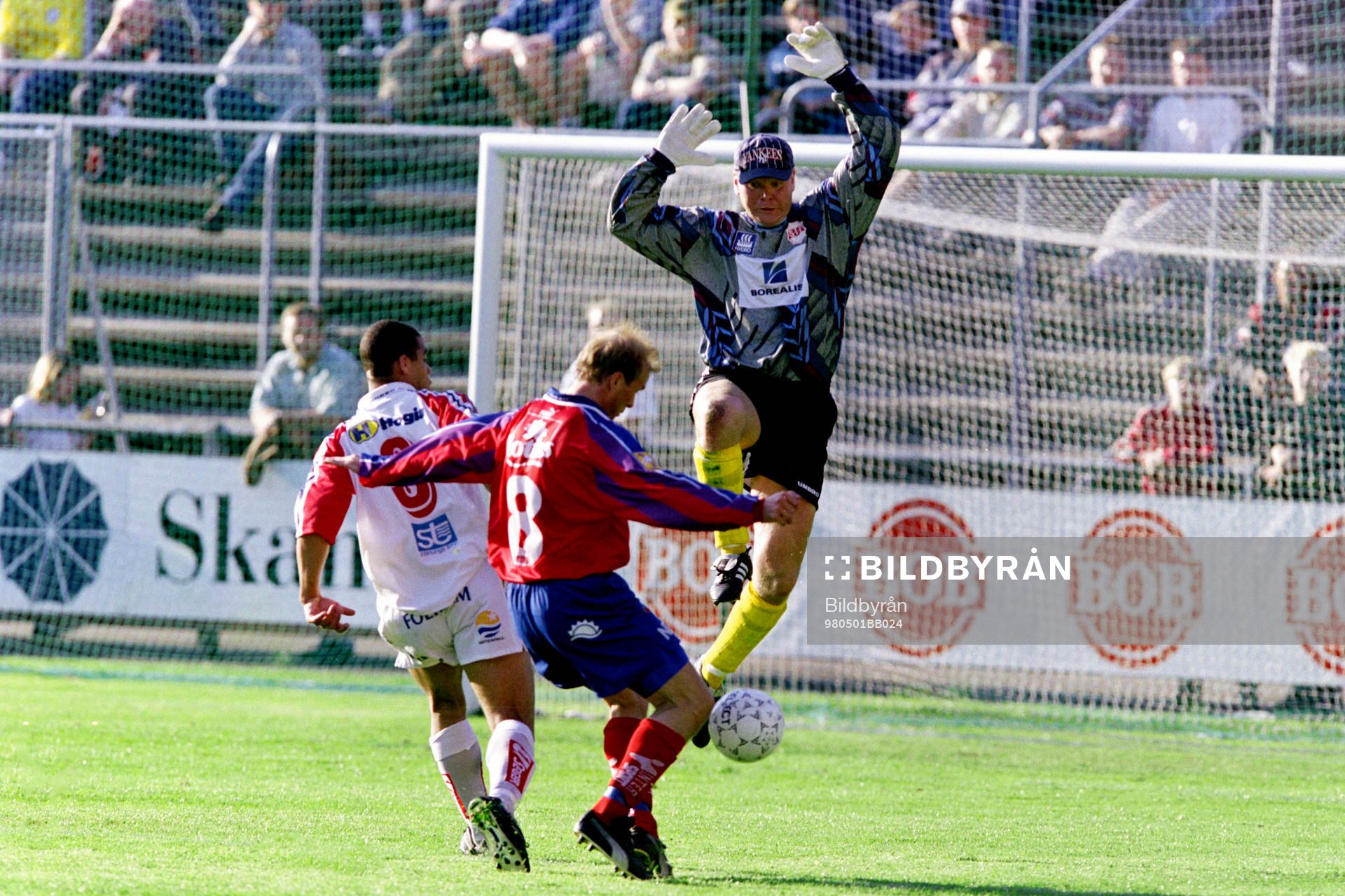 Peter Wibrån, Helsingborg framför stenungsunss målvakt