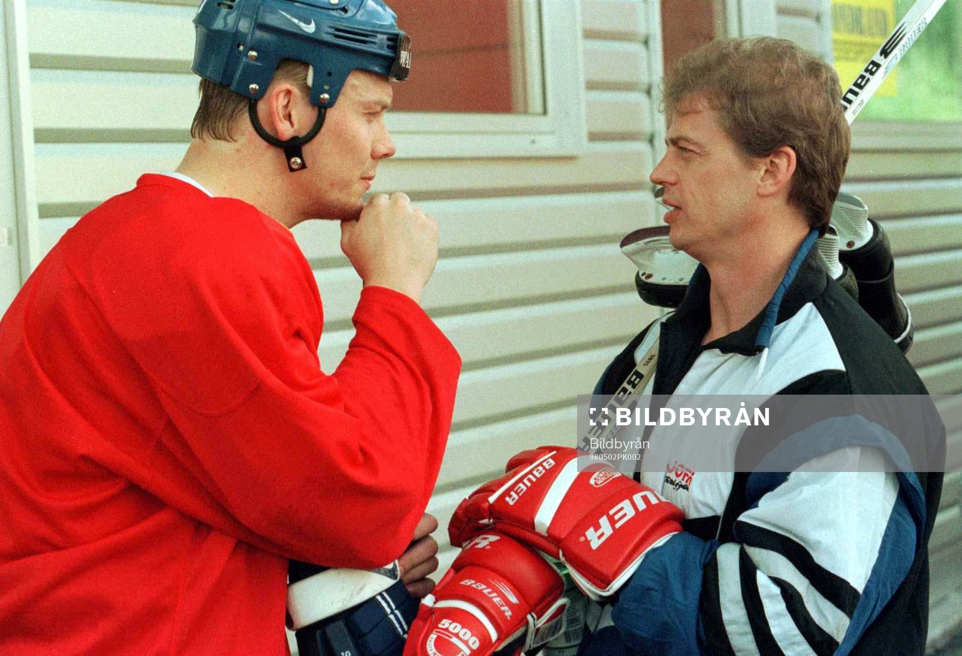 Mats Sundin och Bengt-Åke Gustafsson