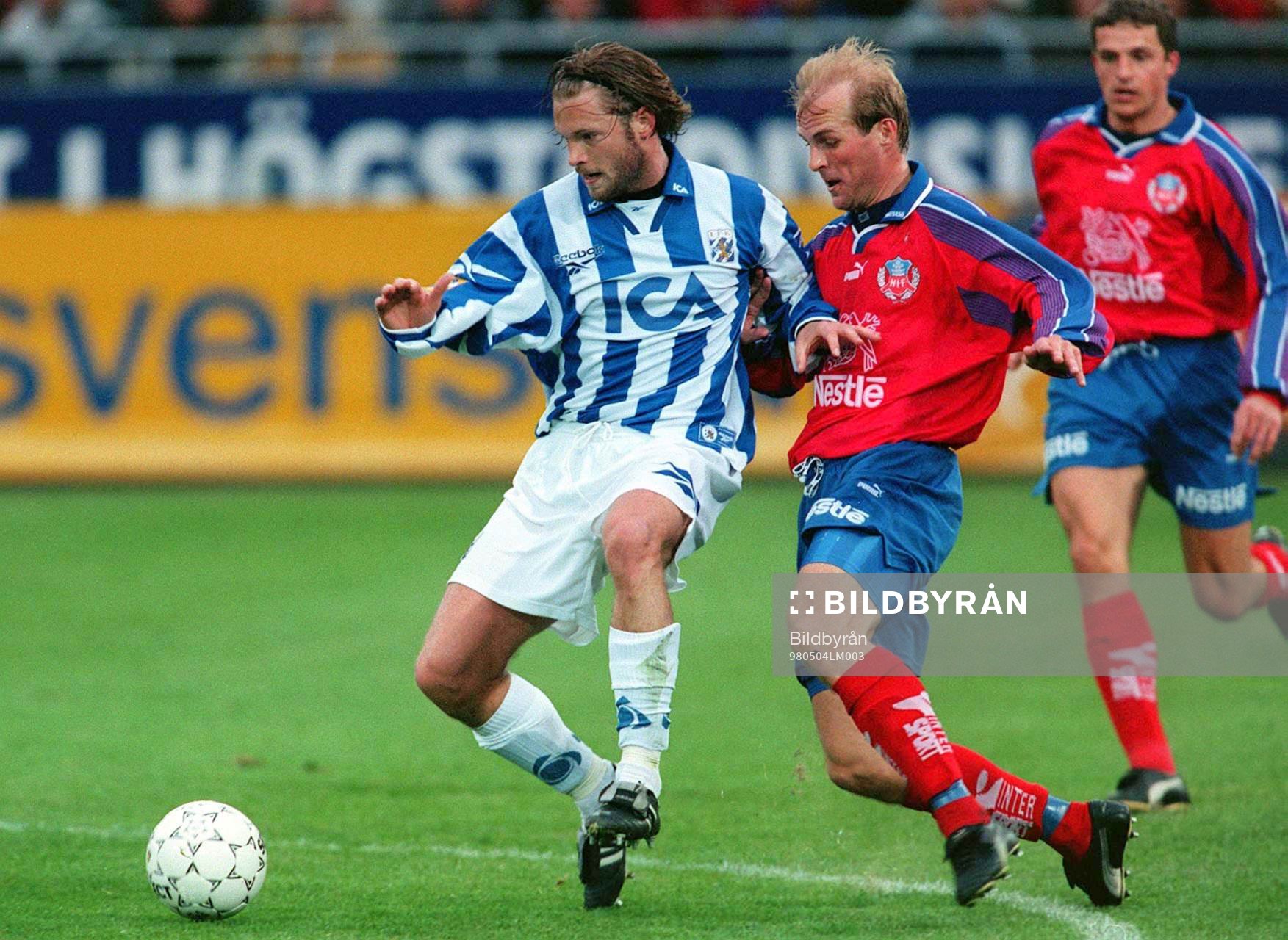 Joakim Persson och Peter Wibrån (Helsingborgs IF)