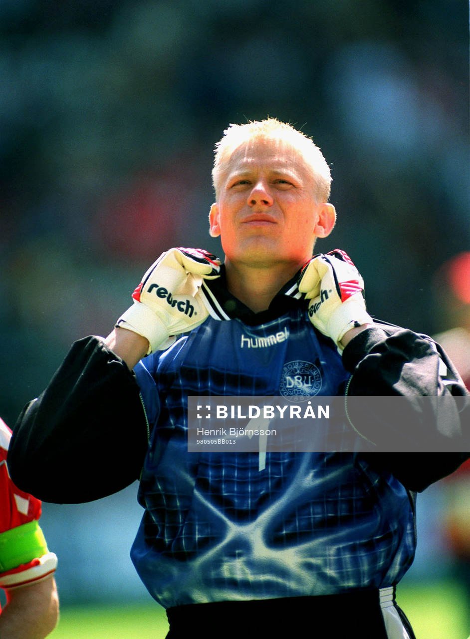 Peter Schmeichel, målvakt i Danmark