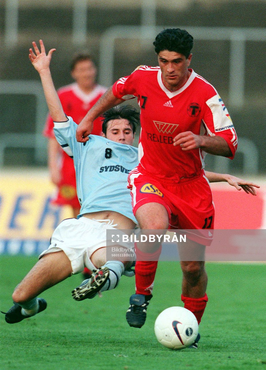 Yksel Osmanovski, Malmö FF och Amir Teljigovic,