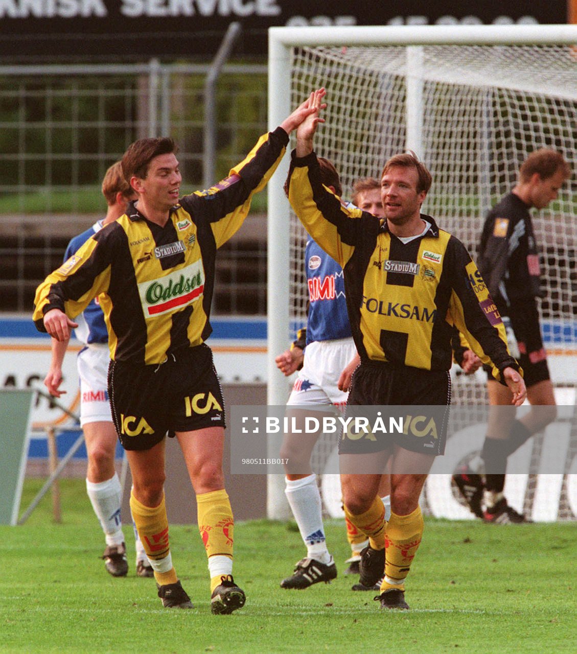  Johan Andersson och Kim Bergstrand, Hammarby
© Bildbyrån 22451
