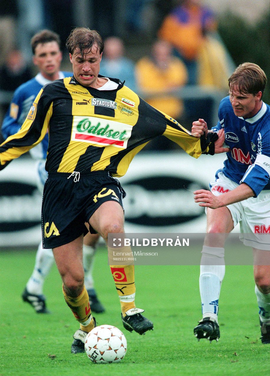 Halmstad - Hammarby: Hans Berggren och Jesper Mattsson