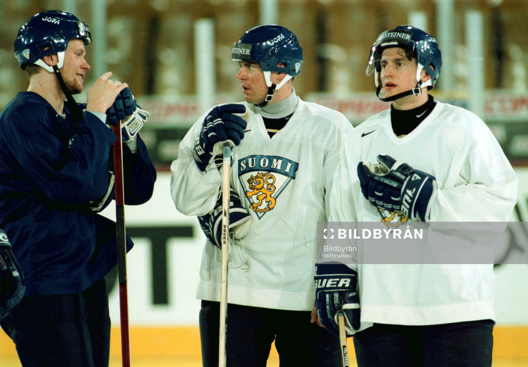 Jere Karalahti , Raimo Helminen och Ville Peltonen