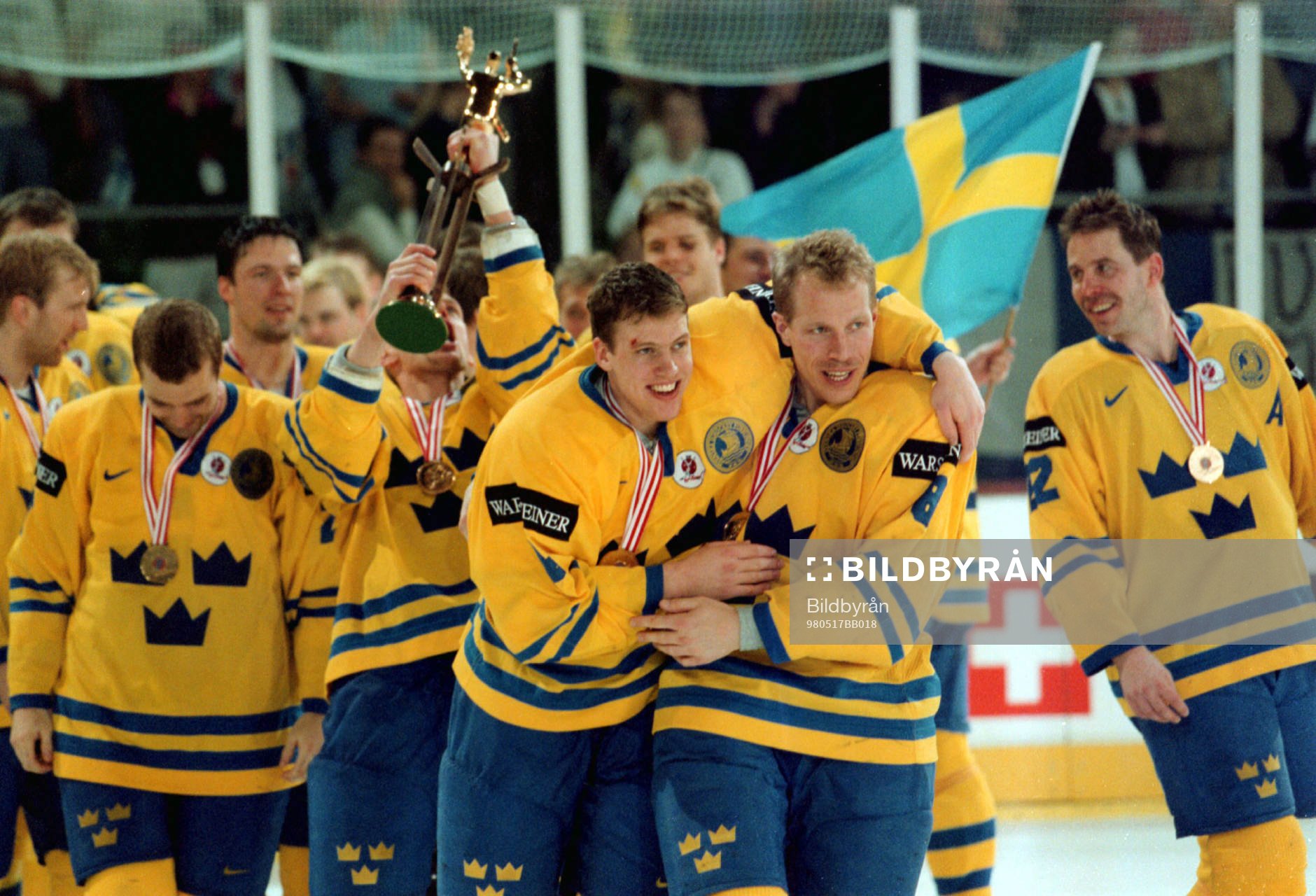Sverige åker ärevarv med Jonas Bergqvist och Kim Johnsson