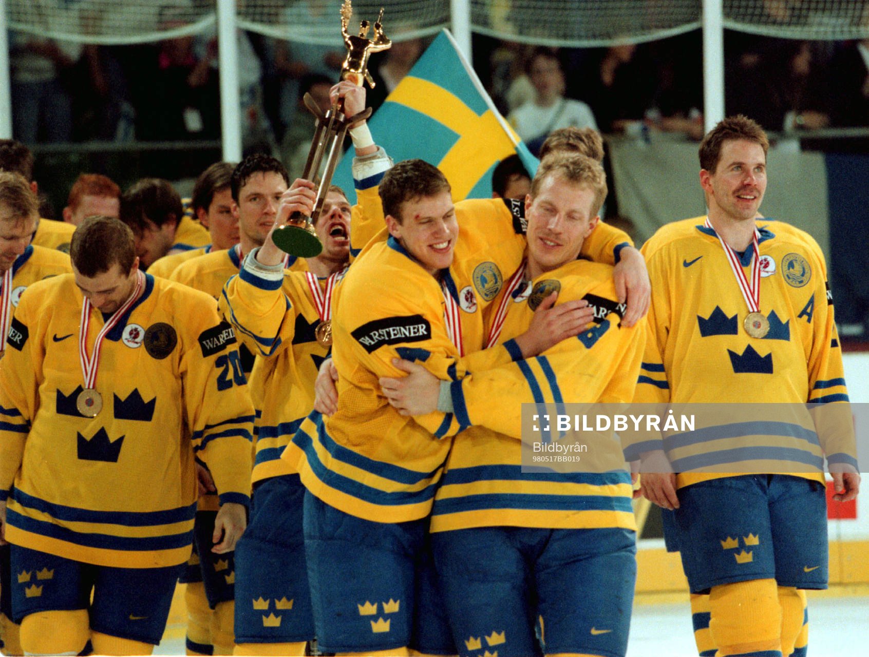 Sverige åker ärevarv med Jonas Bergqvist och Kim Johnsson