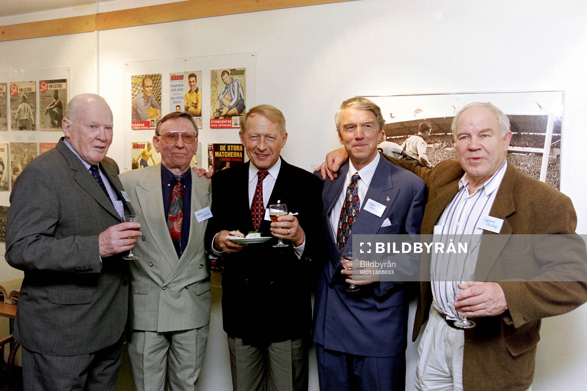 Bror Mellberg, Reine Börjesson, Bengt Fölet Berndtsson,