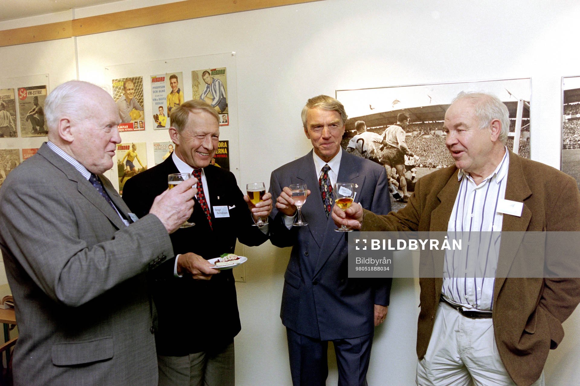 Bror Mellberg, Bengt Fölet Berndtsson, Agne Simonsson och