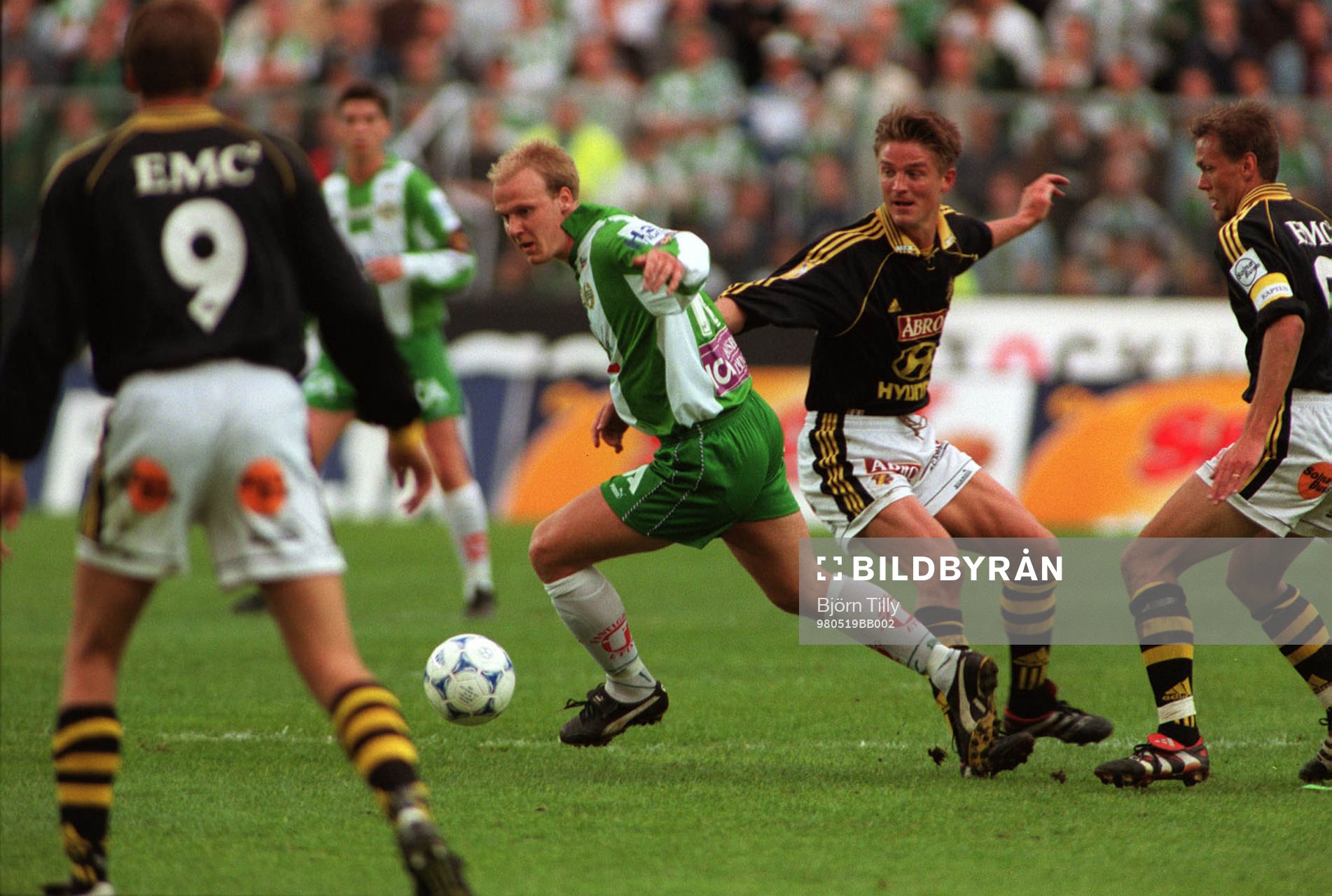 Mikael Andersson , Hammarby och Patrick Englund, AIK