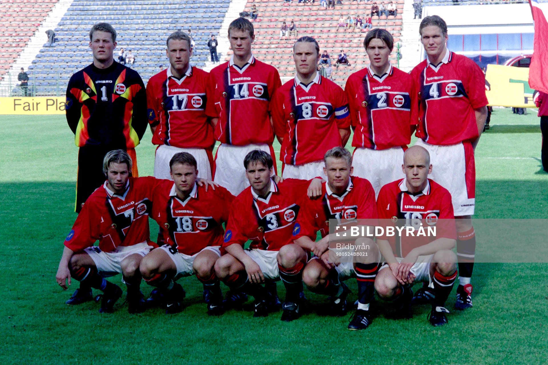 Bakre fr.v. Espen Baardsen, Andreas Lund, Knut Henry