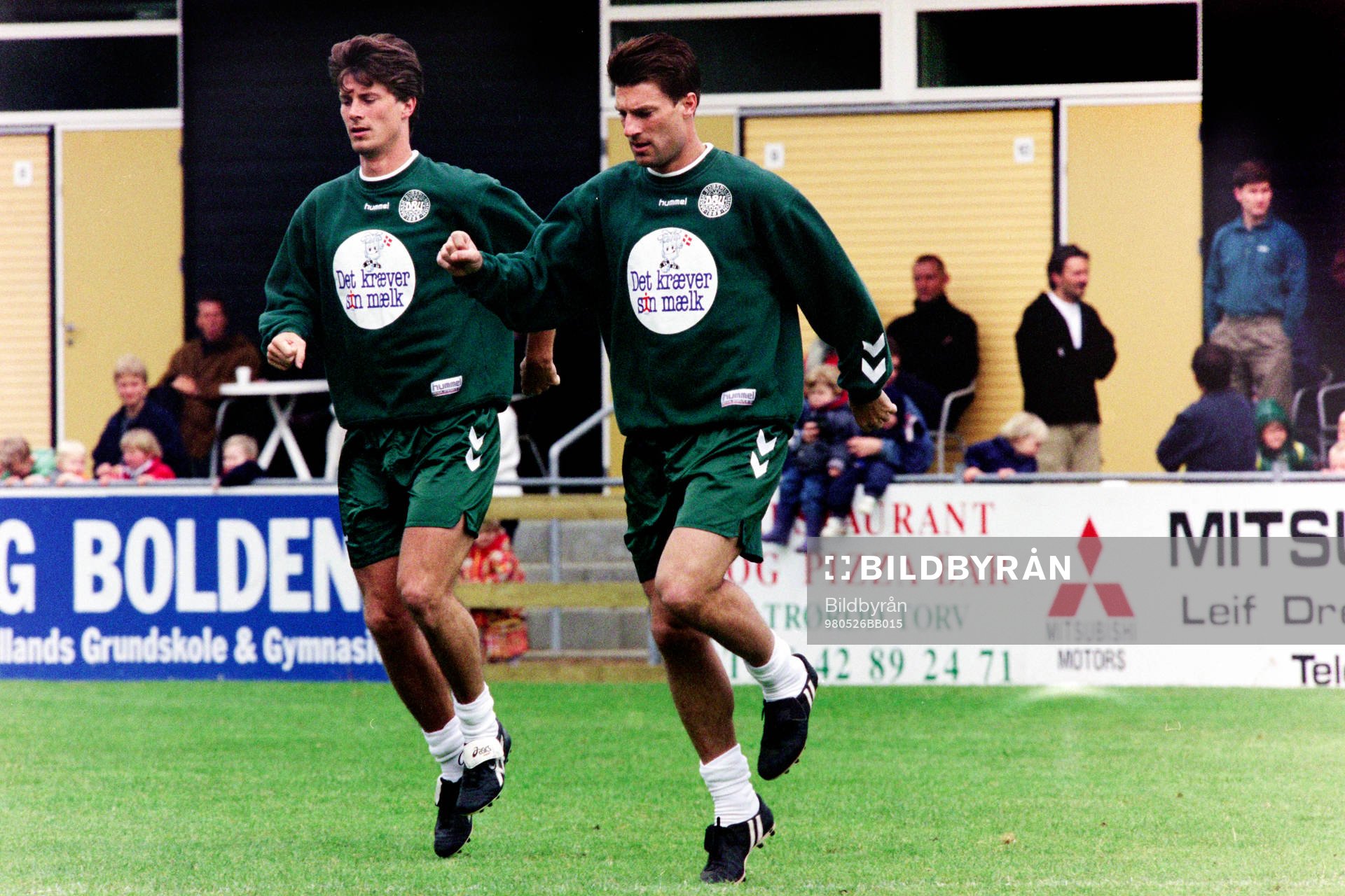 Brian Laudrup och Michael Laudrup, Danmark