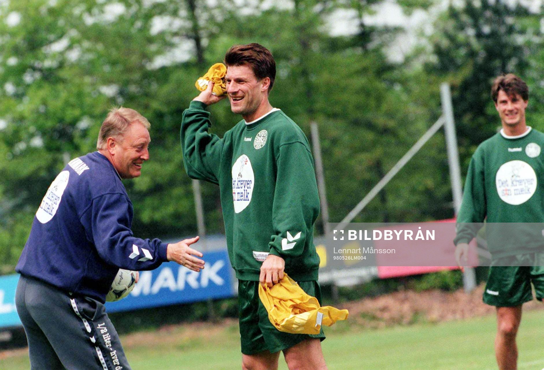 Bo Johansson, förbundskapten Danmark, Michael Laudrup och