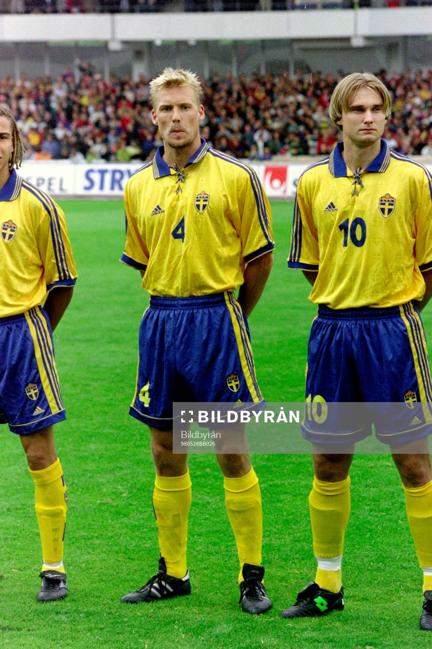 Johan Mjällby och Andreas Andersson, Sverige