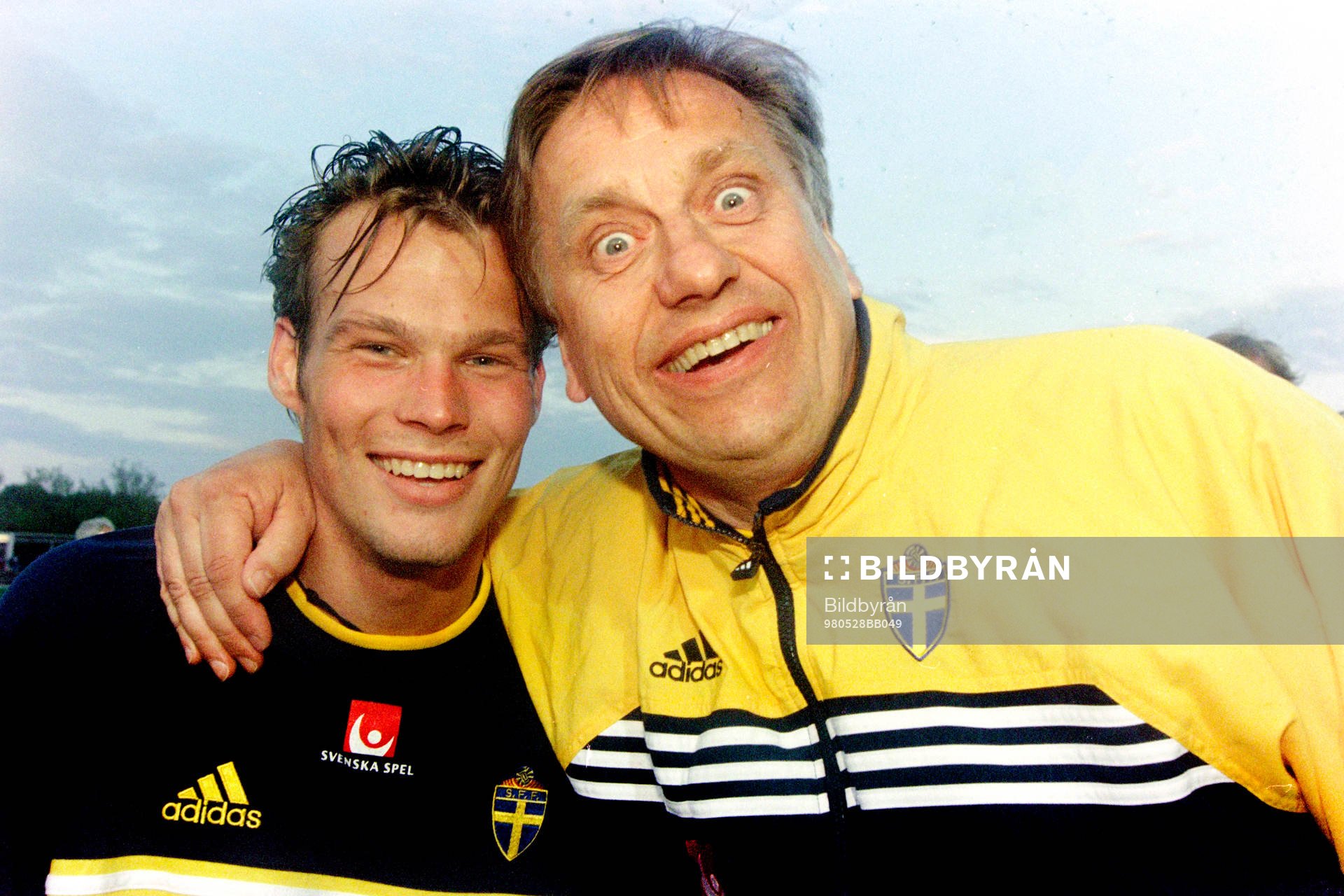 Fredrik Ljungberg och Tommy Söderberg, förbundskapten i