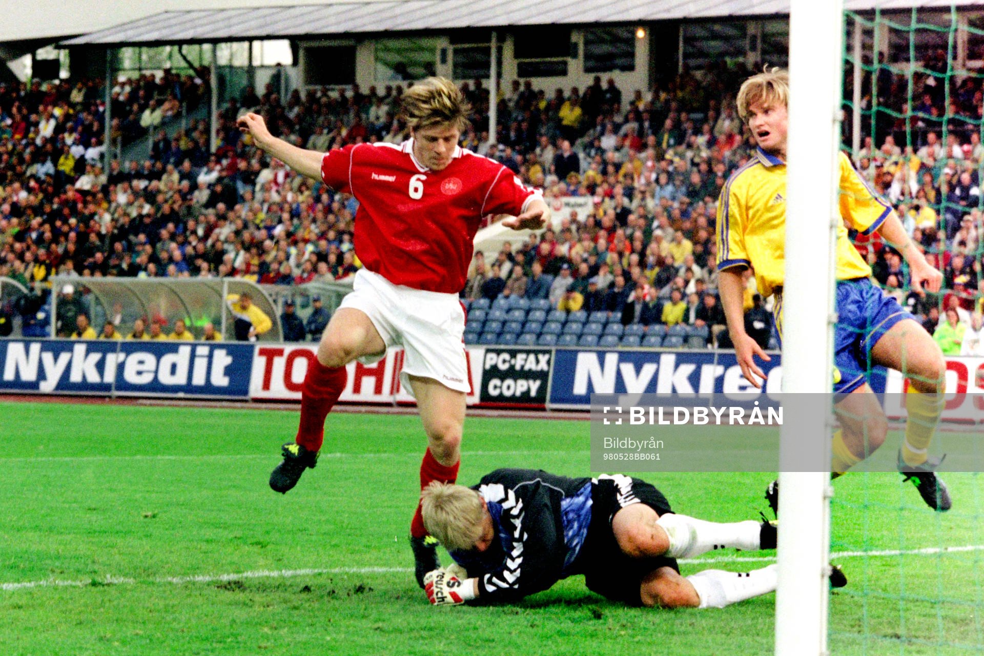 Peter Schmeichel, målvakt i Danmark