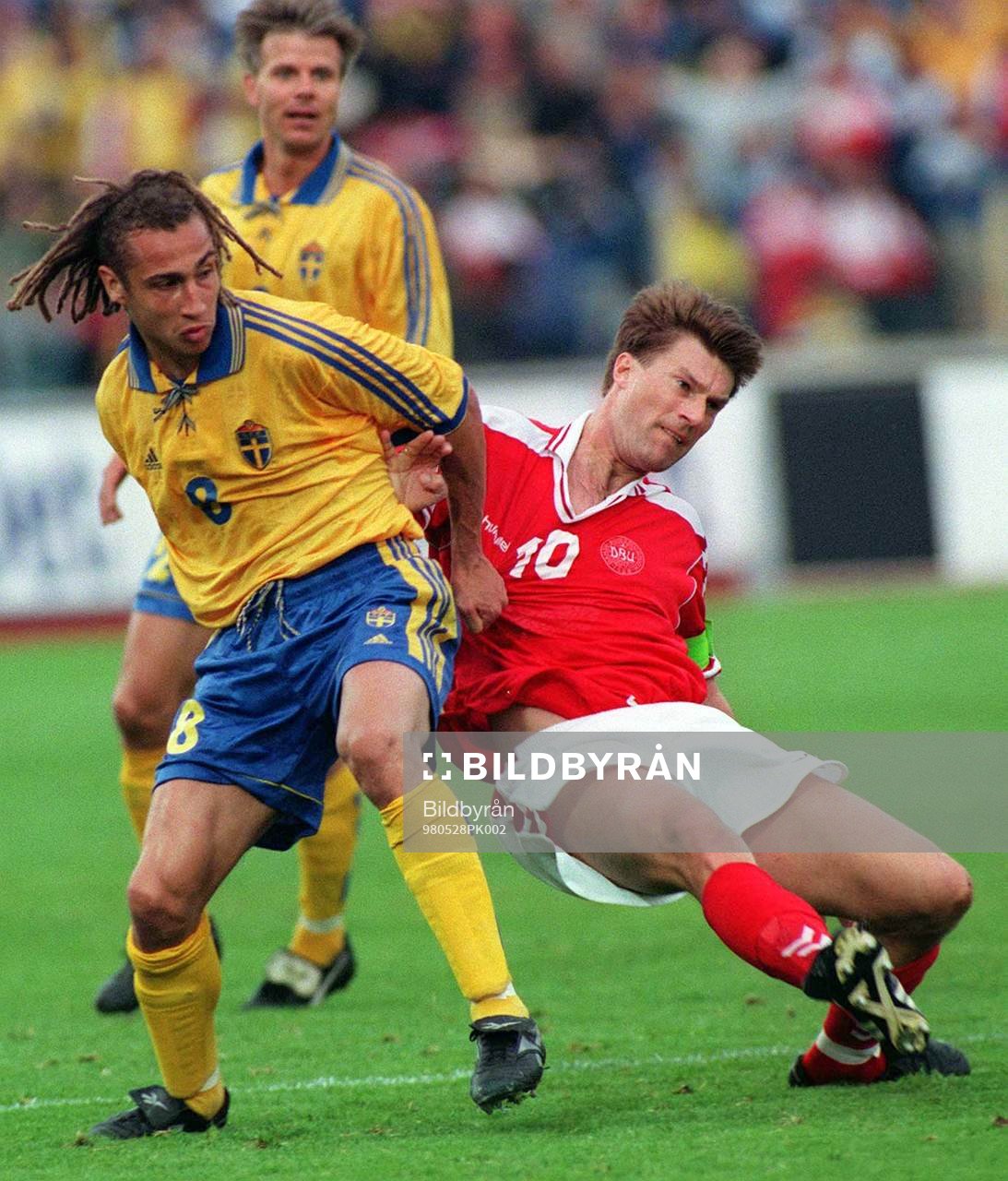 Henke Larsson (Henrik Larsson) och Michael Laudrup