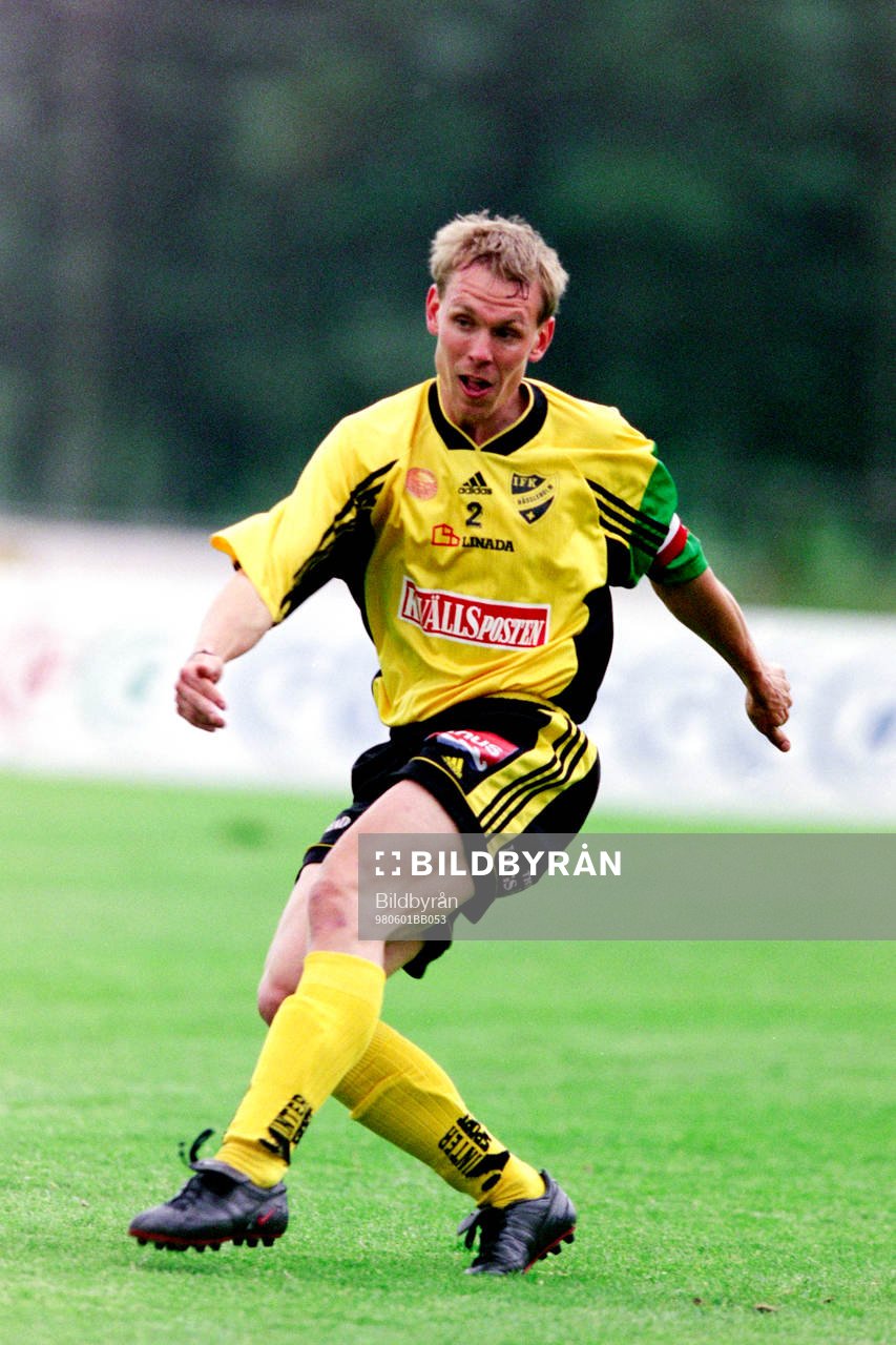 Fotboll, Div 1 Södra, IFK Hässleholm - Gunnilse, 1-2: Andrée Jeglertz, Hässleholm.