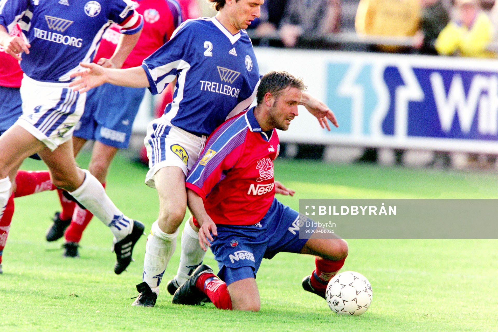 Patrik Larsson, Trelleborg i ryggen på Erik Wahlstedt,