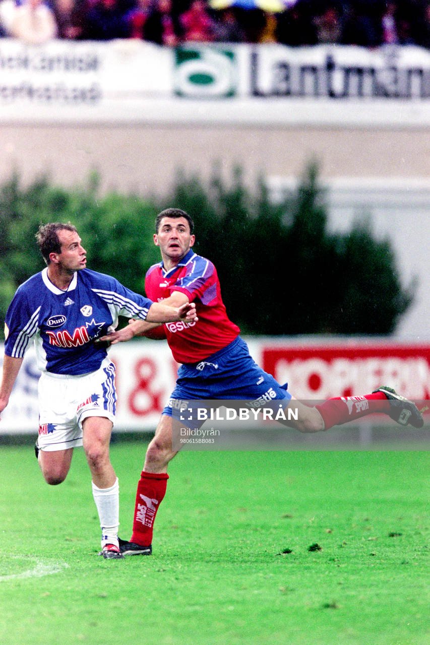 Peter Vougt, Halmstad och Zoran Jovanovski, Helsingborg