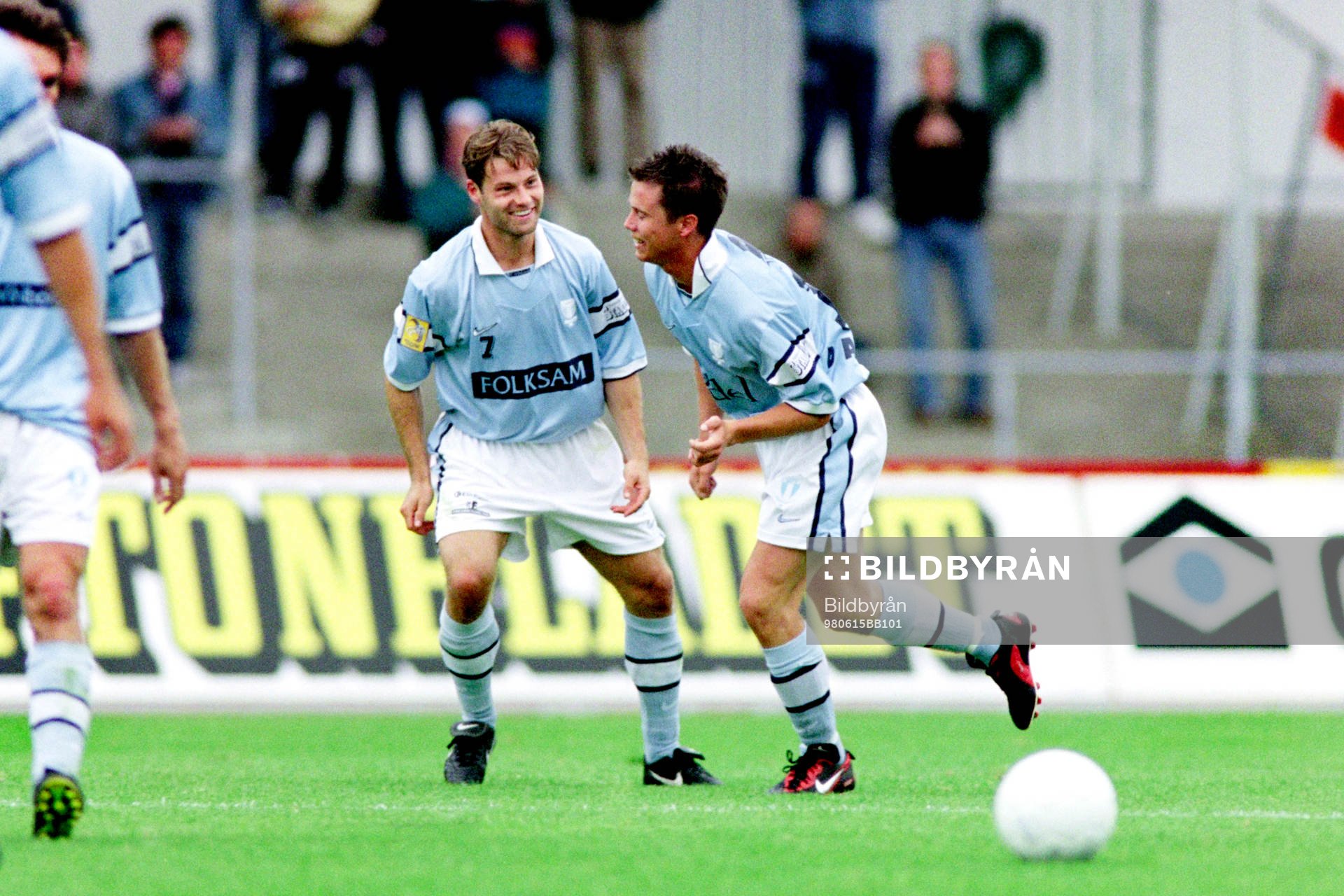Niklas Gudmundsson och Daniel Andersson, Malmö jublar