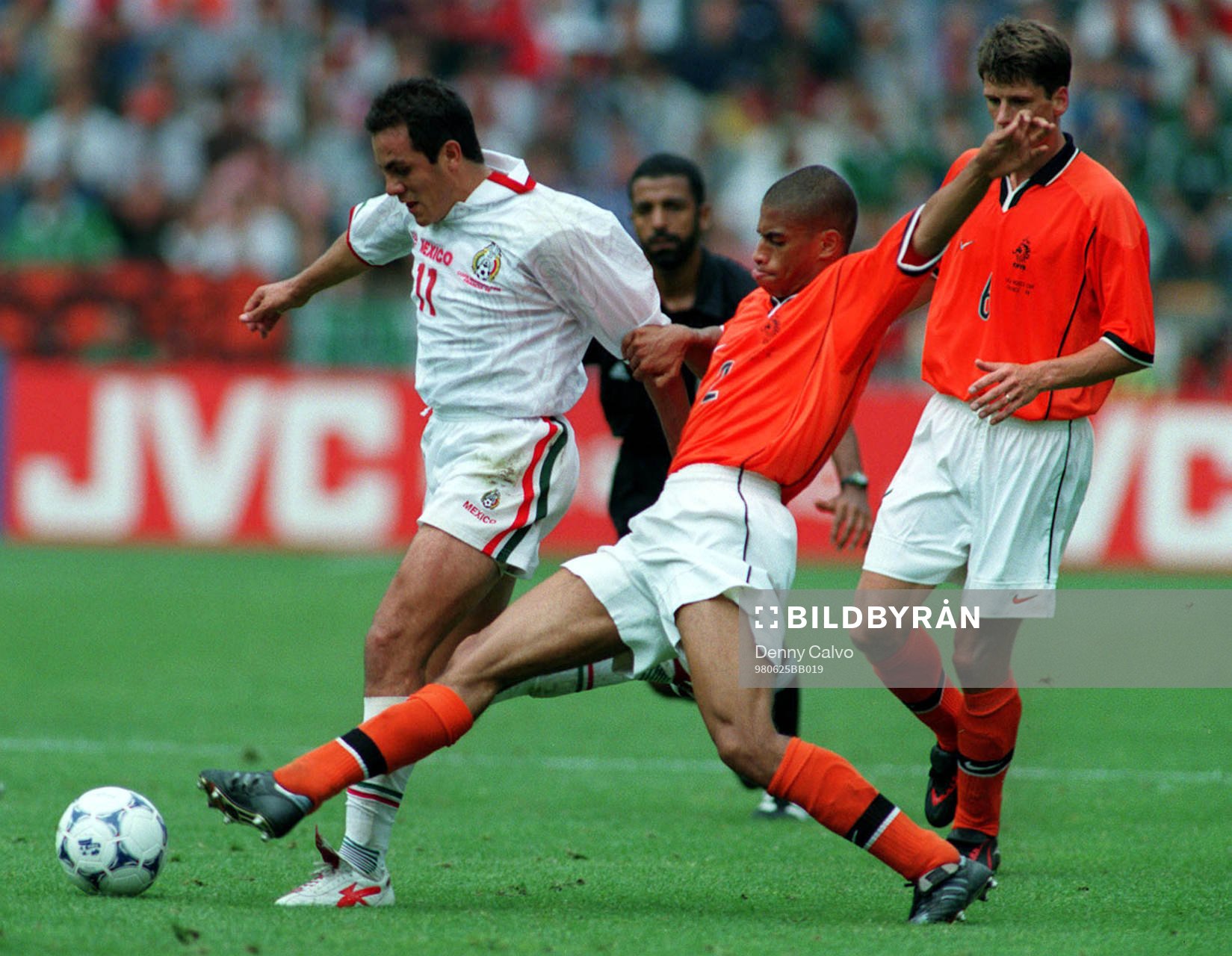 Cuauhtemoc Blanco, Michael Reiziger och Wim Jonk