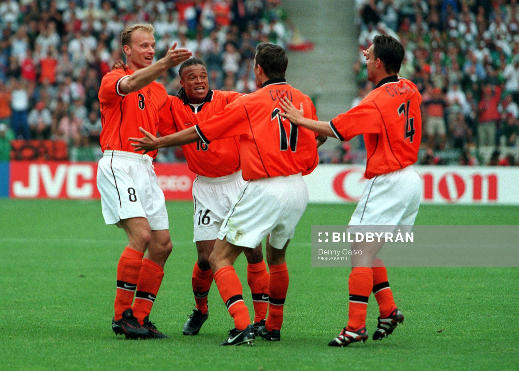 Dennis Bergkamp, Edgar Davids, Philip Cocu och Marc