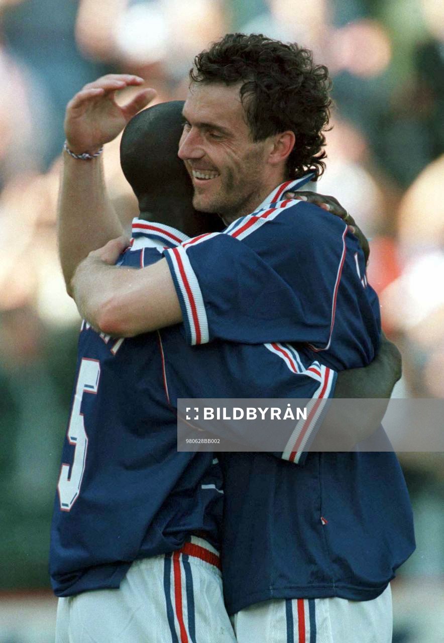  Lilian Thuram och Laurent Blanc 