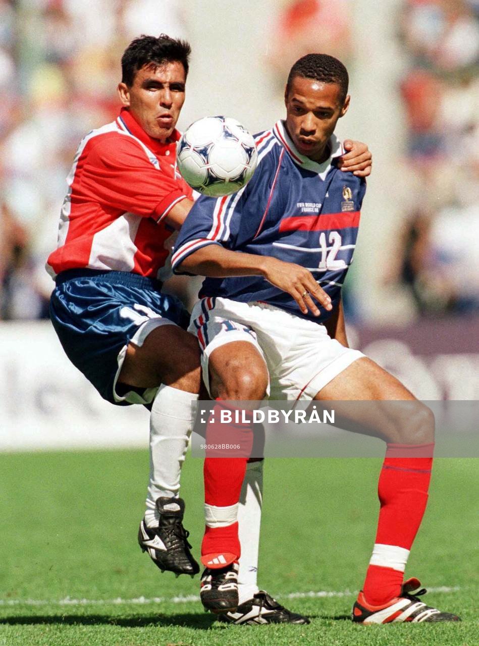 Pedro Sarabia Josel och Thierry Henry