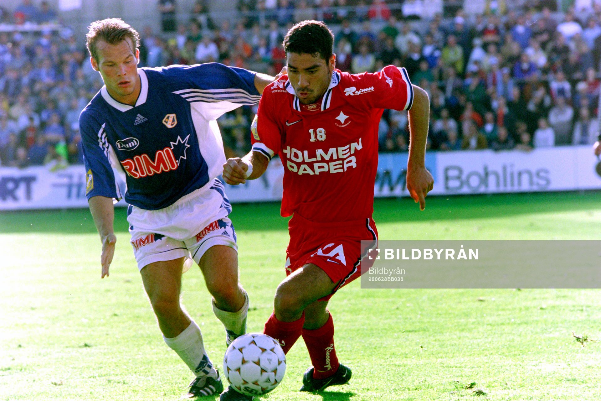 Fredrik Ljungberg, Halmstad och Hasan Cetinkaya, Norrköping