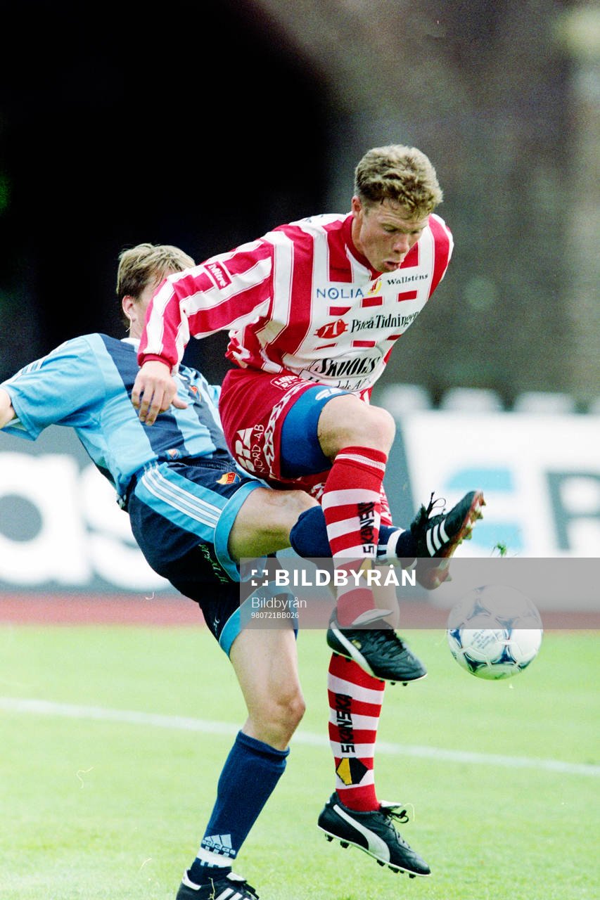 Fotboll, Div 1 Norra, Djurgården - Piteå, 3-1: Rupert Ryan, Piteå.