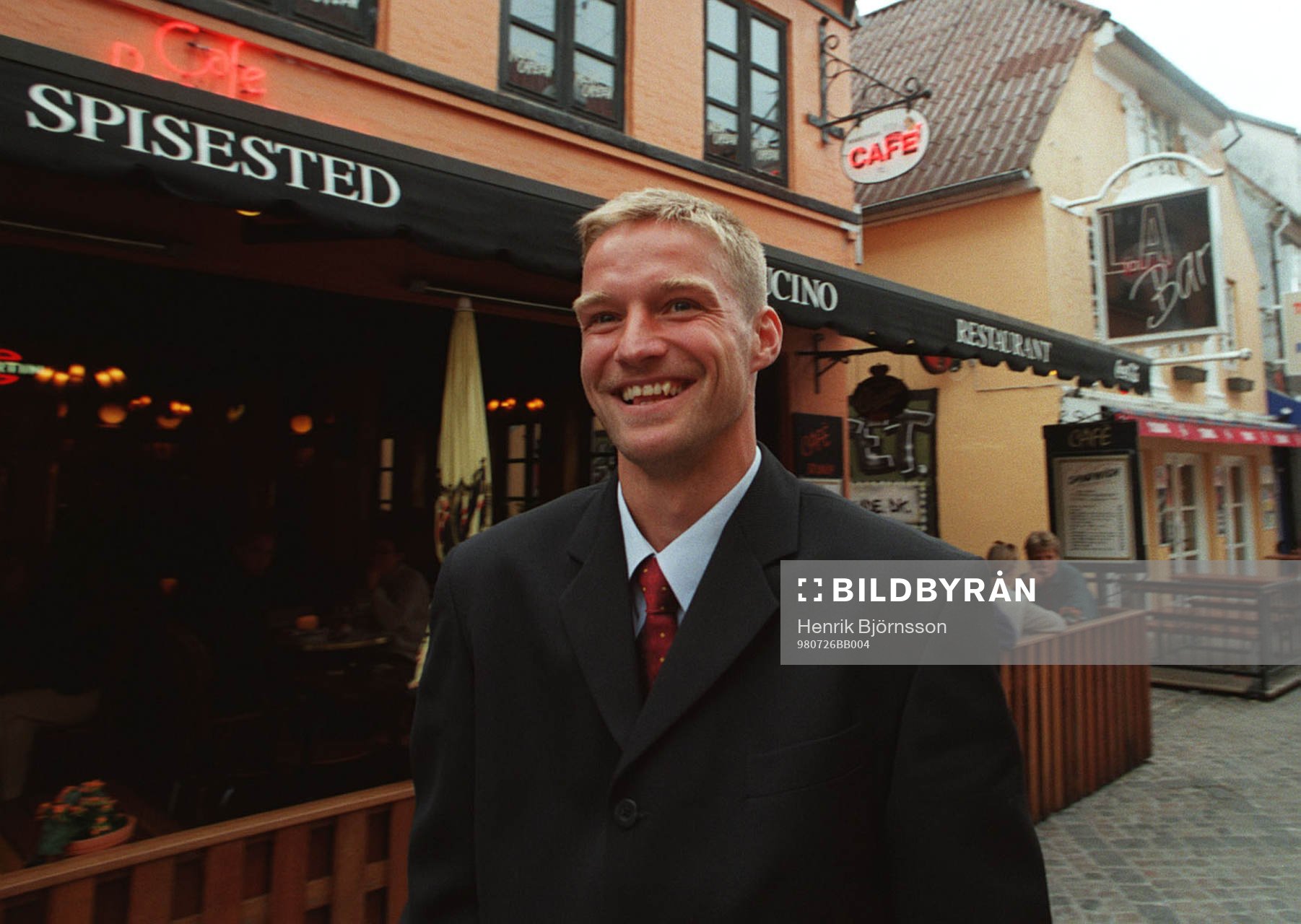 Dan Sahlin på Jumfru Anes gade i Ålborg (Aalborg)
