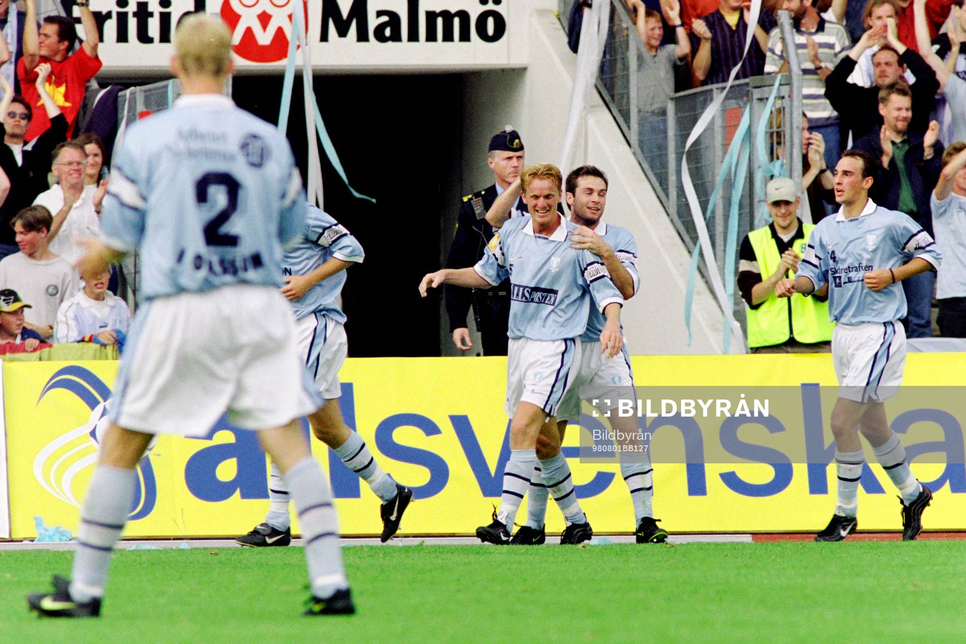 Sverrir Sverrisson och Hans Mattisson, Malmö jublar