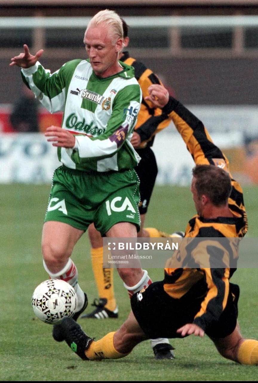 Häcken - Hammarby 4-3, Christer Fursth hoppade in, men