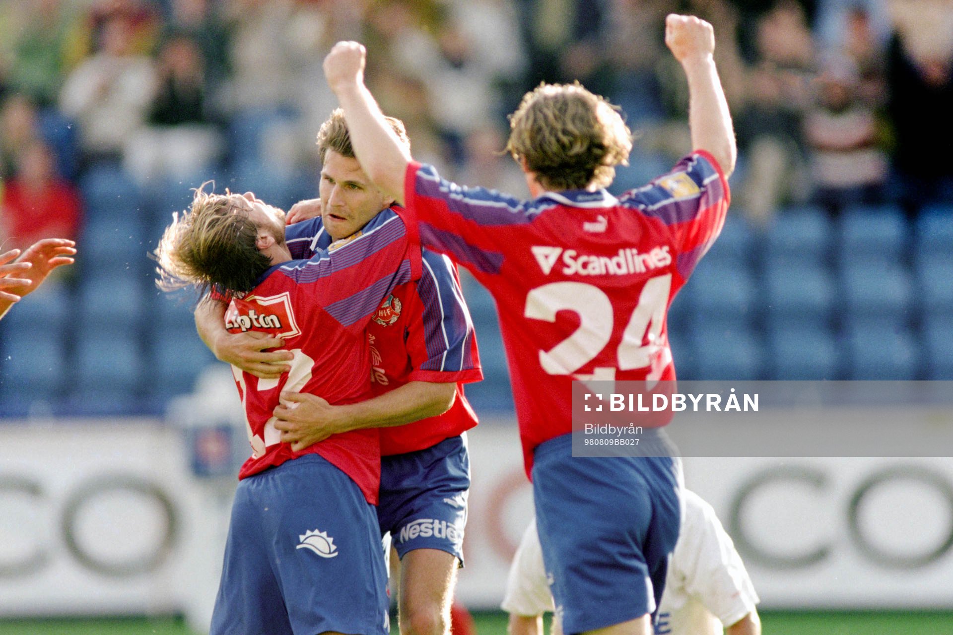 Mattias Jonson och Andreas Jakobsson, Helsingborg jublar