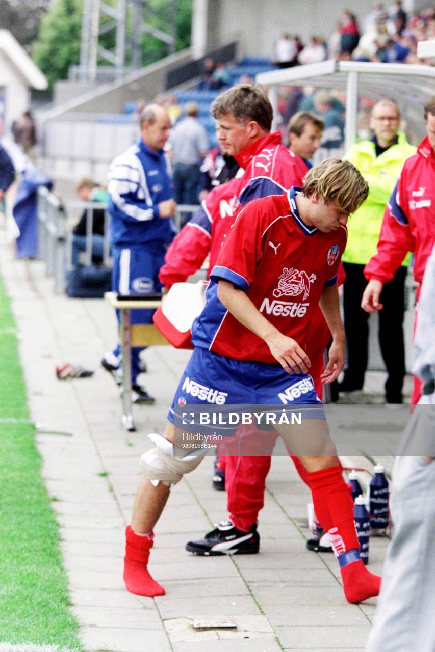 Mattias Jonson, Helsingborg skadad