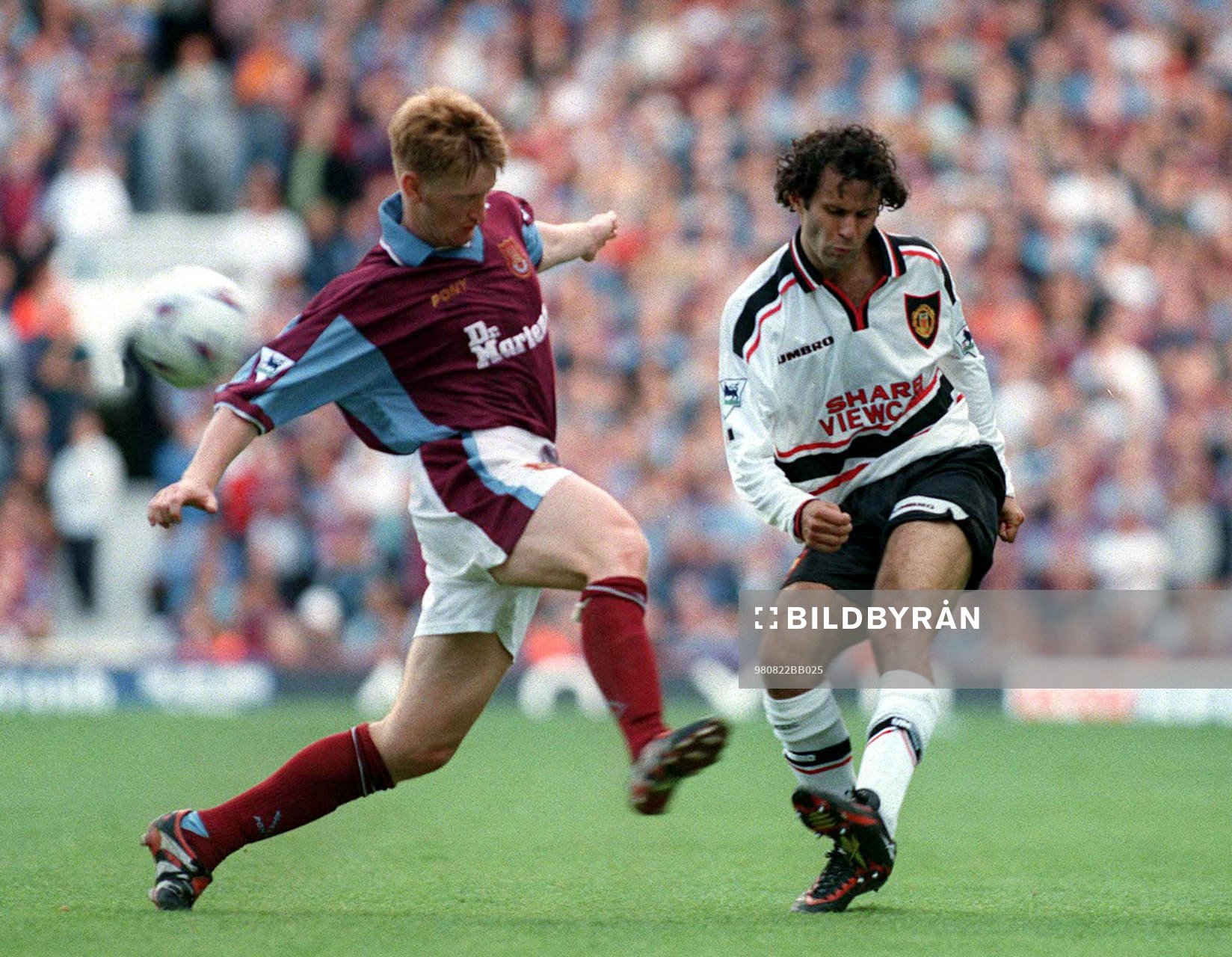 Steve Lomas och Ryan Giggs, Manchester U