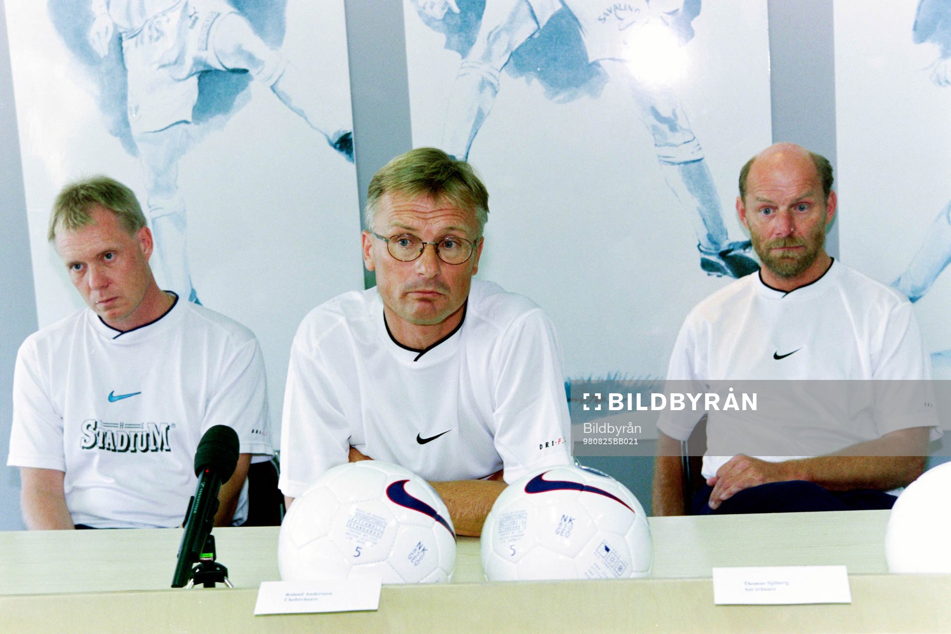 Lasse Larsson, Roland Andersson och Thomas Sjöberg,