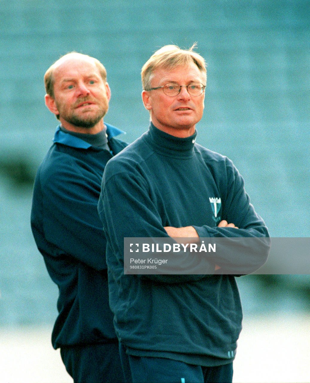 Roland Andersson och Thomas Sjöberg, tränare Malmö FF