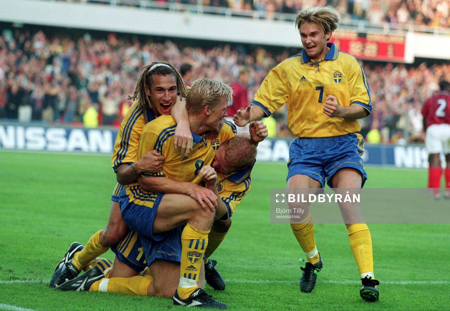 Henrik Larsson (Henke Larsson), Johan Mjällby, Jörgen