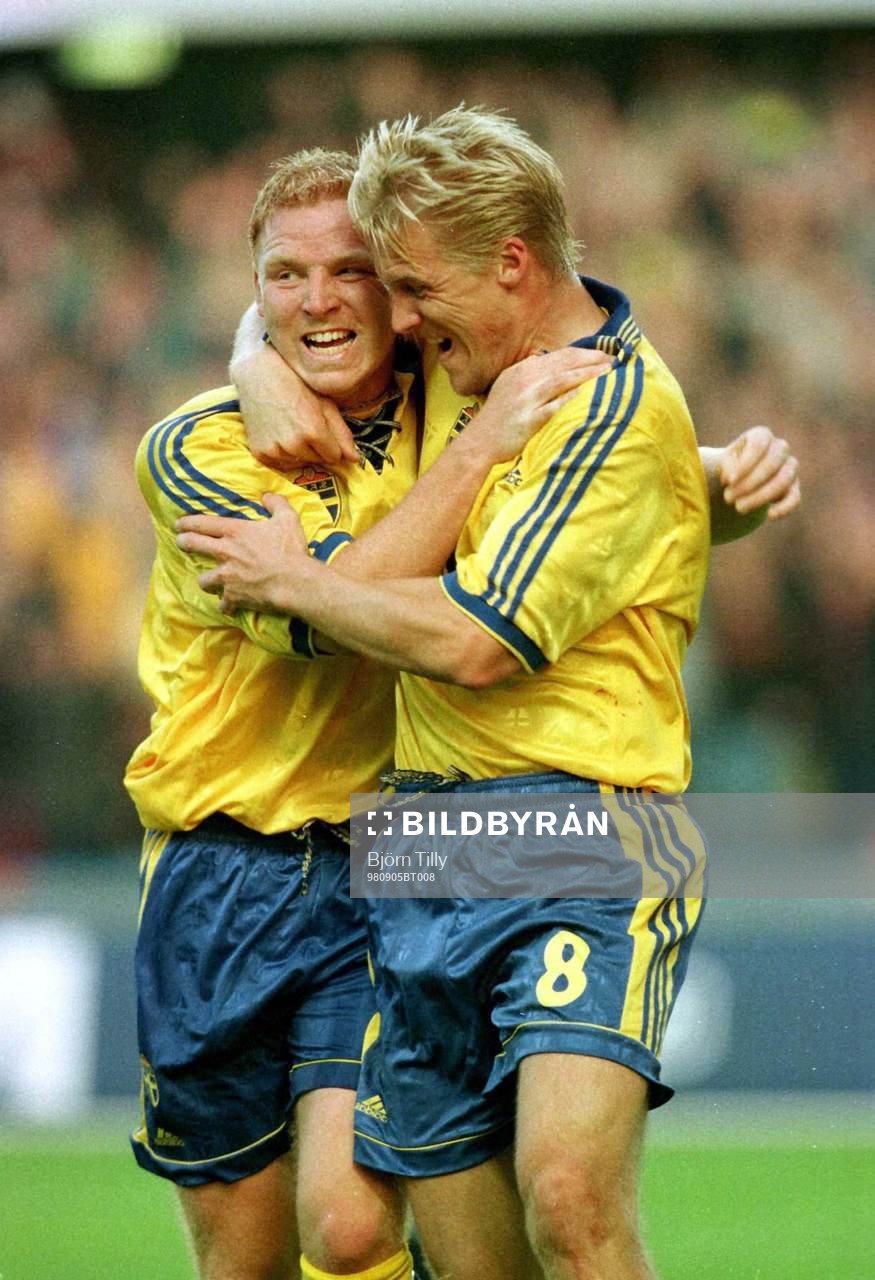 Jörgen Pettersson och Johan Mjällby, Sverige
