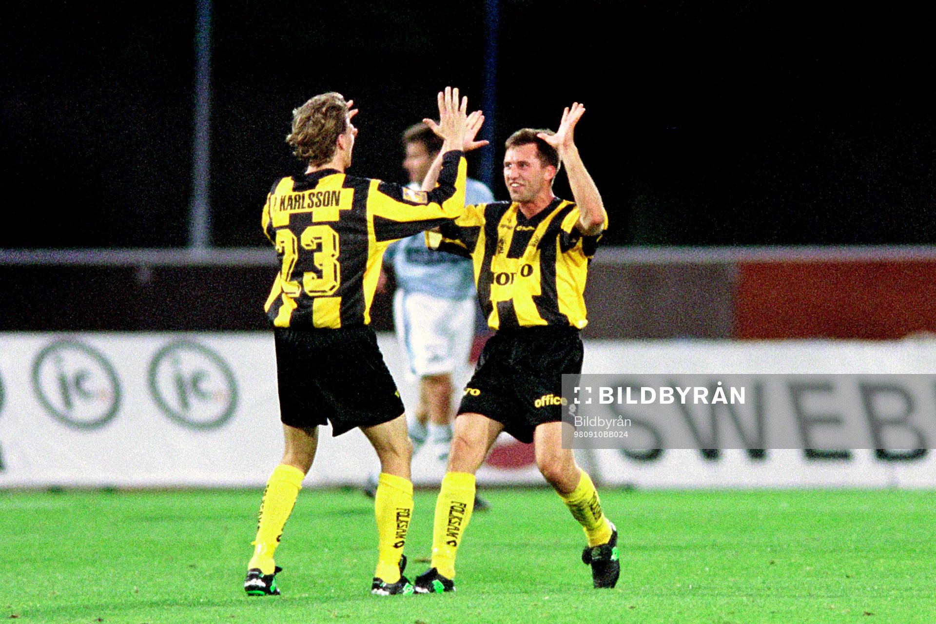 Patric Karlsson och Peter Eriksson, Häcken jublar