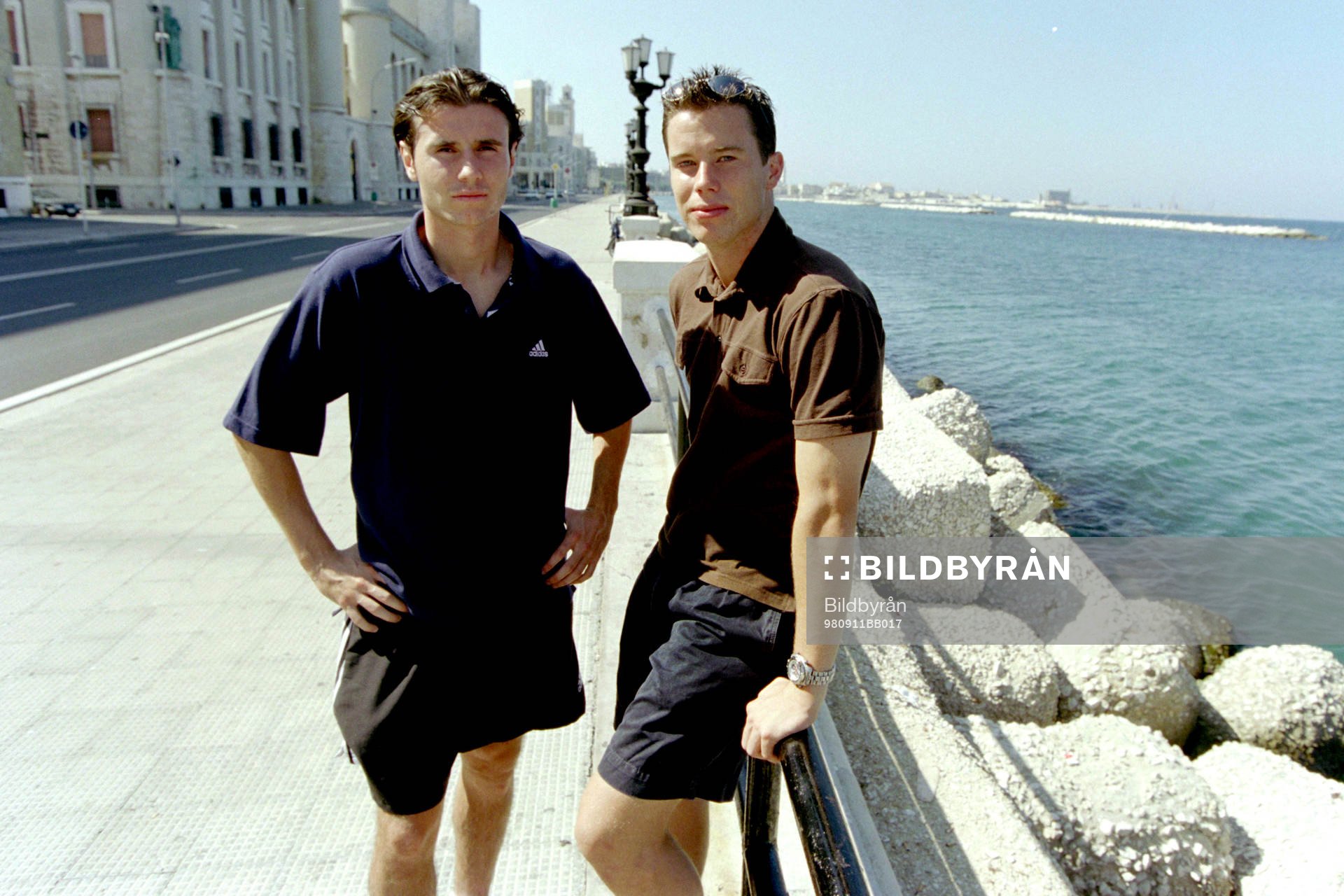 Yksel Osmanovski och Daniel Andersson, Bari