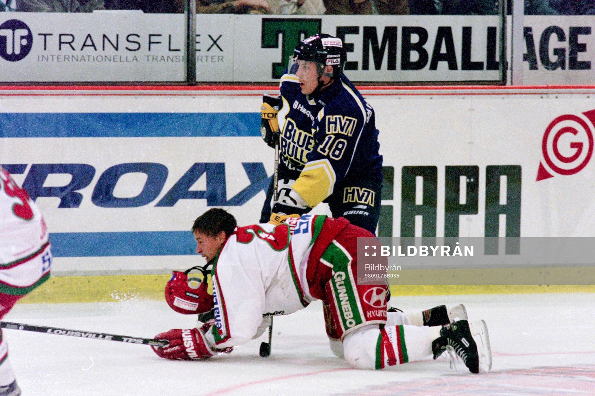 Anders Huusko, HV71 och Stefan Larsson, Frölunda