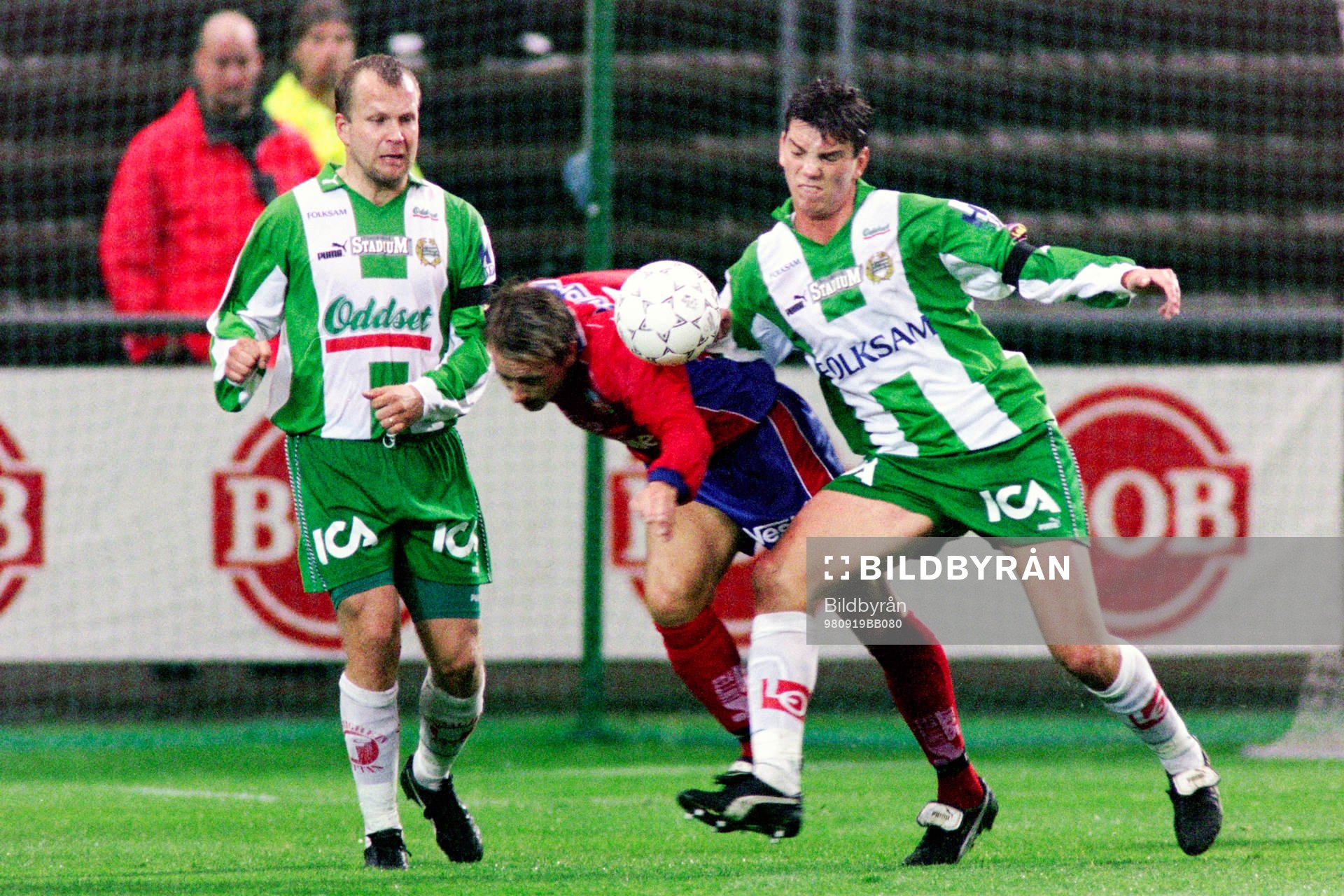 Kaj Eskelinen och Johan Andersson, Hammarby stoppar en