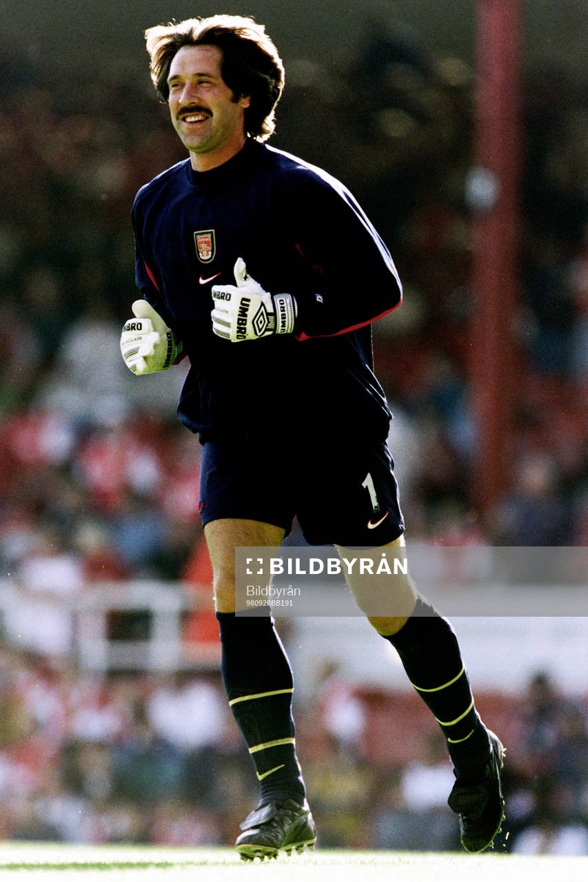 David Seaman, målvakt i Arsenal