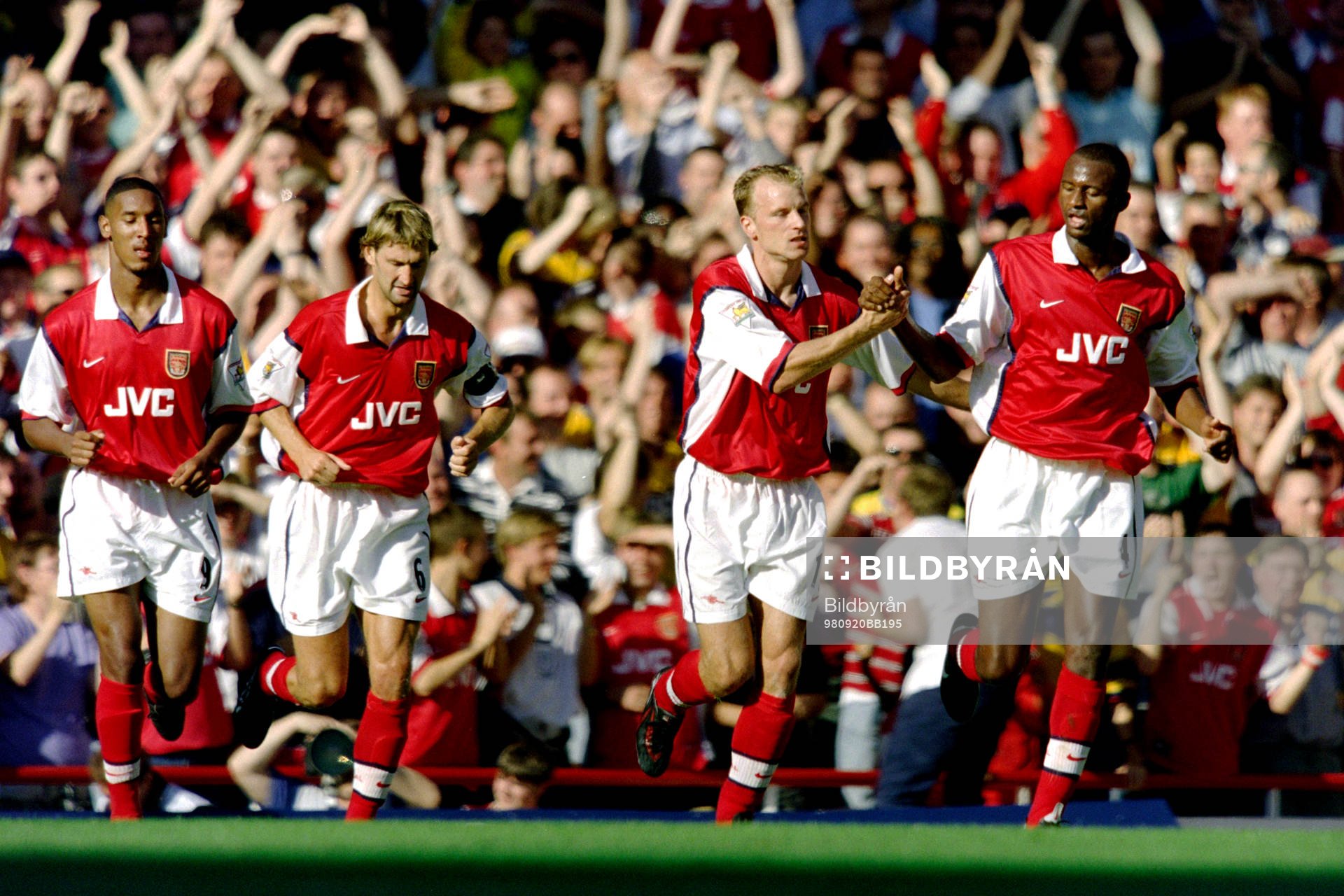 Nicolas Anelka, Tony Adams, Dennis Bergkamp och Patrick