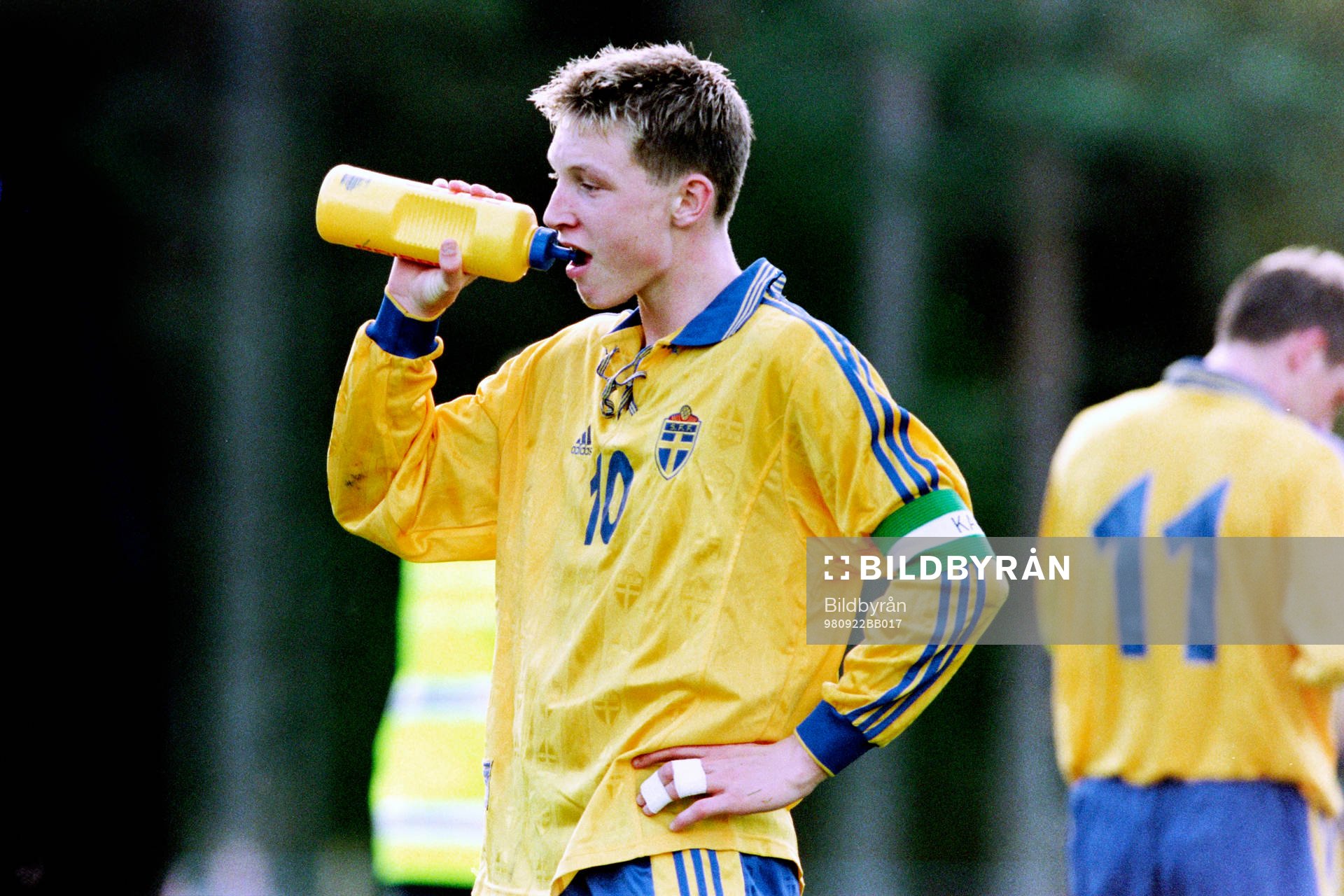 Fotboll, P82, Sverige - Slovakien, 0-1: Kim Källström, Sverige.