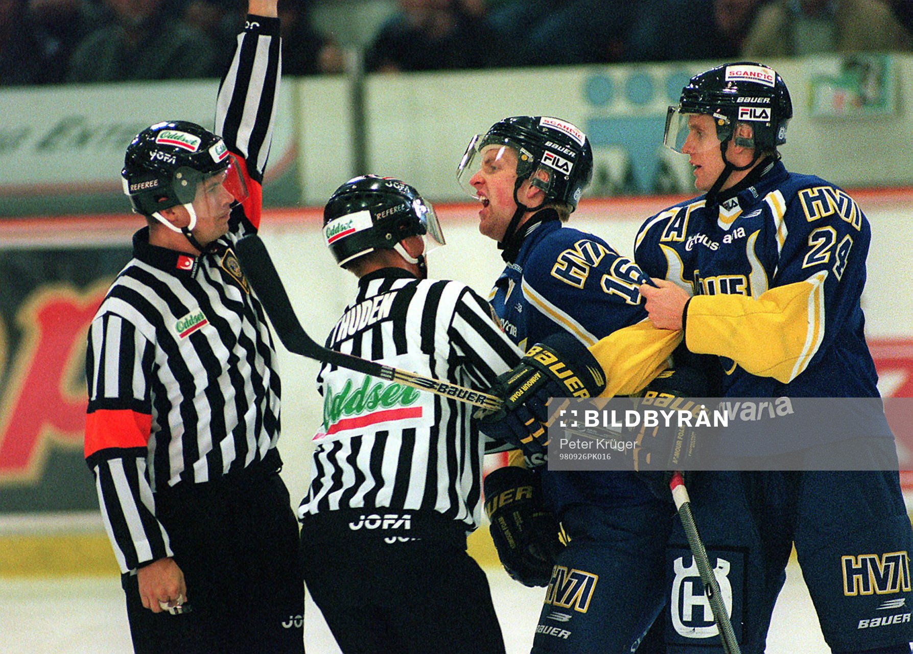 Marcus Kristoffersson och Patrik Lundbäck, HV 71