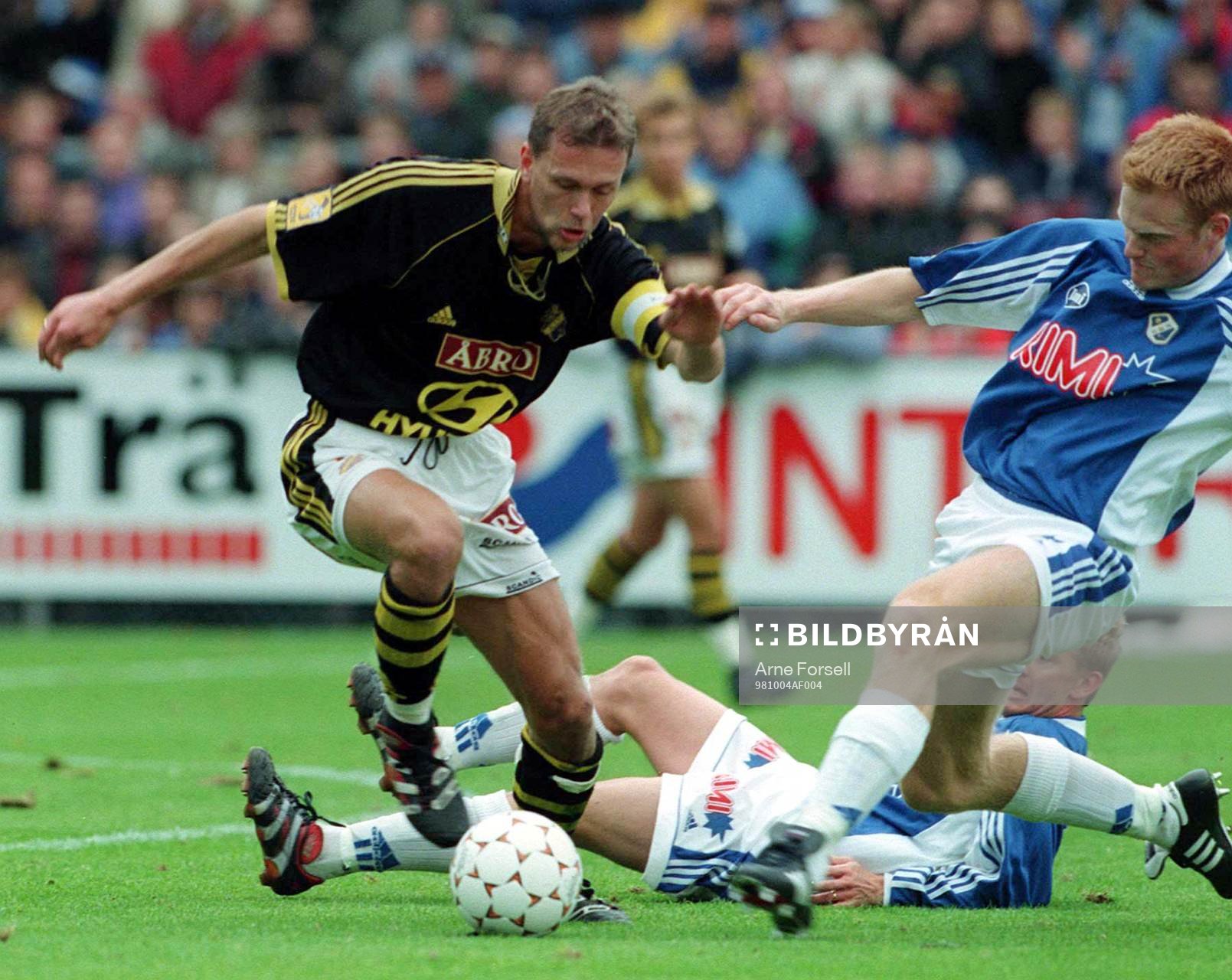 Krister Nordin dribblar