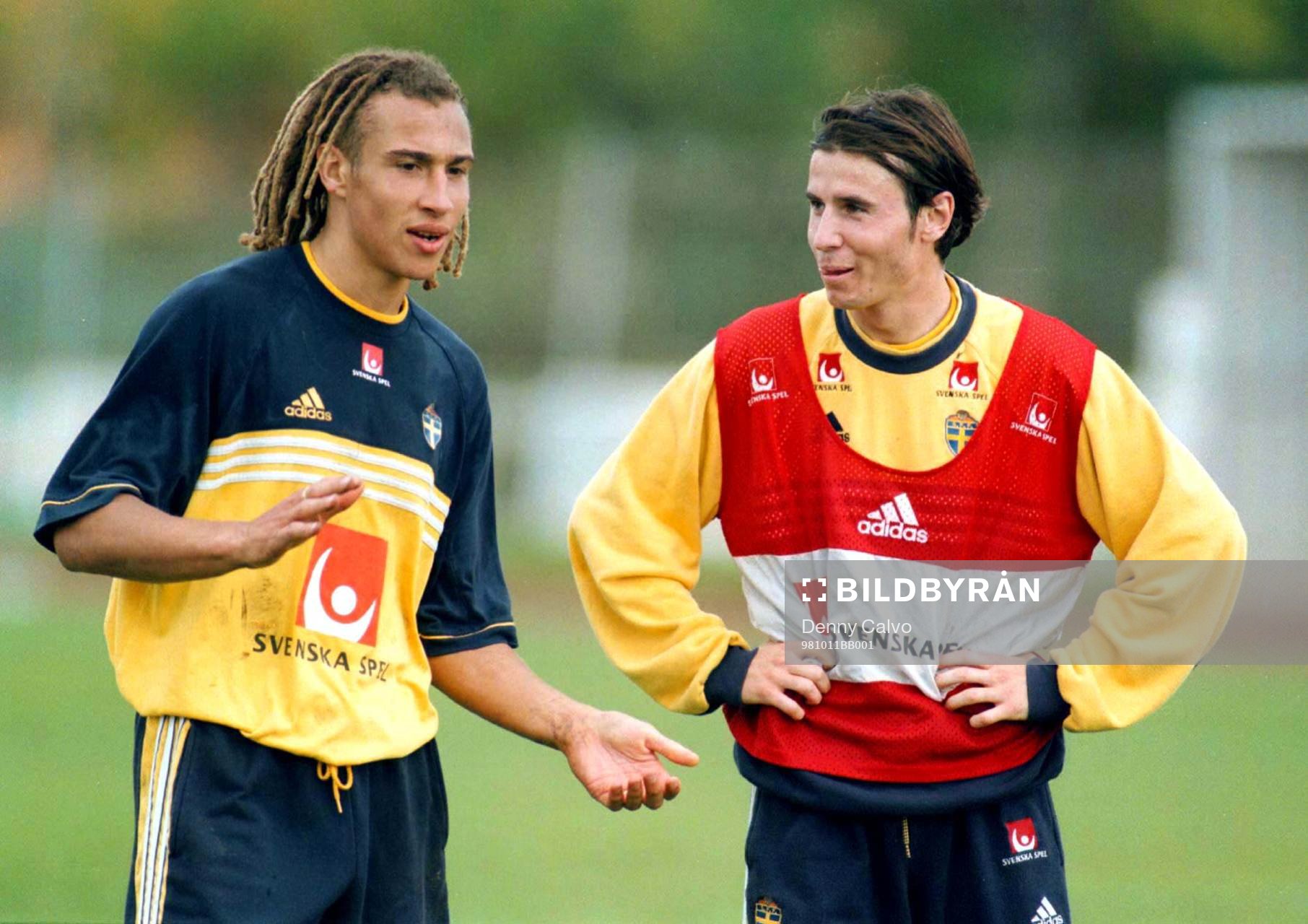 Henrik Larsson (Henke Larsson) och Yksel Osmnovski, Sverige
